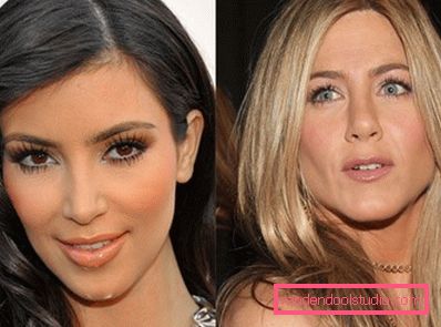 Kim Kardashian ja Jennifer Aniston Kim Kardashian ja Jennifer Aniston